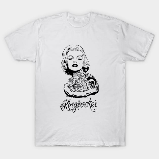 Cupcake Marilyn Monroe T-Shirt by Kingrocker Clothing